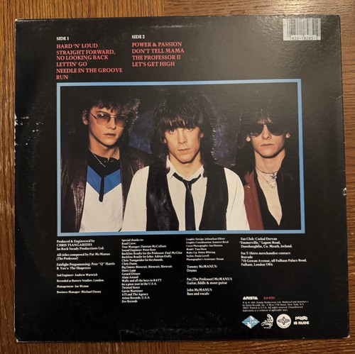 Mama's Boys - Power And Passion 1985 LP, Vinyl Record (Thin Lizzy, Horslips) - Picture 2 of 8