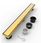 BRUUN  24" Linear Shower Drain gold