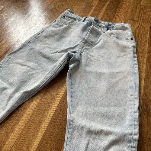 Women’s Levis Premium 501 Skinny Marbled Jean W25 L28 buttons closure - Picture 2 of 14