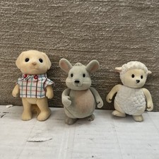 CALICO CRITTERS Epoch Sylvanian Family 3pc Set Lot of 3 EUC