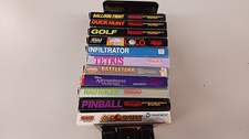 Lot of 11 NES Games with Boxes Incl. Balloon Fight Duck Hunt