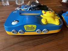 Very Clean   Nintendo 64 Pikachu Console W/ TWO CONTROLLERS 