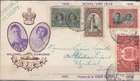 W CANADA 0246+248+E9 FDC ROYAL FAMILI VISIT EXPRESS