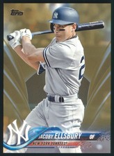 2018 Topps #557 Jacoby Ellsbury /2018 Gold New York Yankees