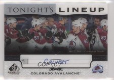 2019-20 Upper Deck SP Game Used Tonight's Lineup 1/1 Matt Calvert 12/2/2018 a2v