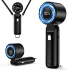 2025 Turbo Handheld Fan-100-Speed Adjustable,USB Rechargeable,5000mAh... 