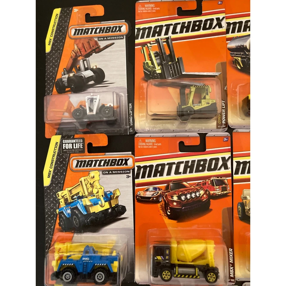 Matchbox Vehículos de Construcción Camiones Diecast Lote (12) Nuevo En Cartón Foto 3 de 4