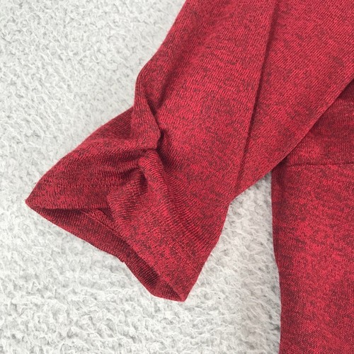 Maglione donna Perceptions New York aperto scrollato taglia L manica corta rosso erica - Foto 2 di 10
