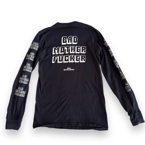 HUF X Pulp Fiction “BAD MOTHER F*CKER” Long Sleeve Tee Samuel Jackson Tarantino - Picture 3 of 12