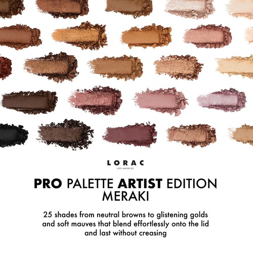 PRO Matte & Shimmer Eyeshadow Palette, Meraki | Glitter | Mirror Compact | Cr... - Picture 4 of 9
