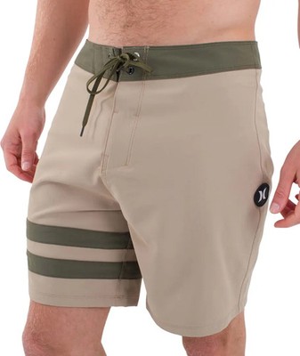 HURLEY Boardshort Bademode Badehose BLOCK PARTY 18 Boardshort 2025 khaki Short