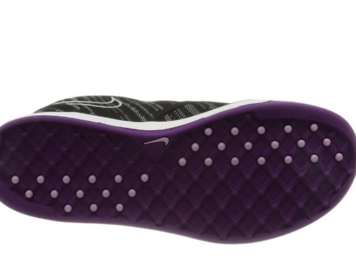 Nike Lunarlon Golfschuhe ohne Spikes schwarz/lila/grau Damengröße US 9 - Bild 2 von 16
