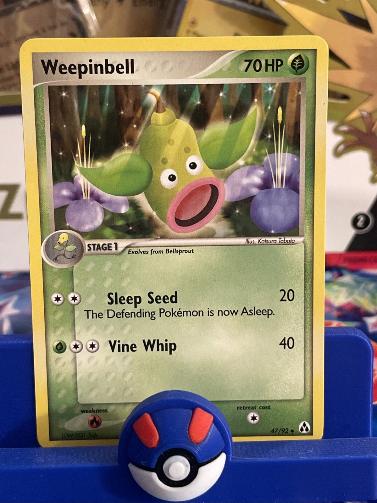 POKEMON WEEPINBELL 47/92 EX LEGEND MAKER UNCOMMON NM