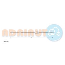 2x Handbremsseil vorne für Mazda 2 DY | 24350049