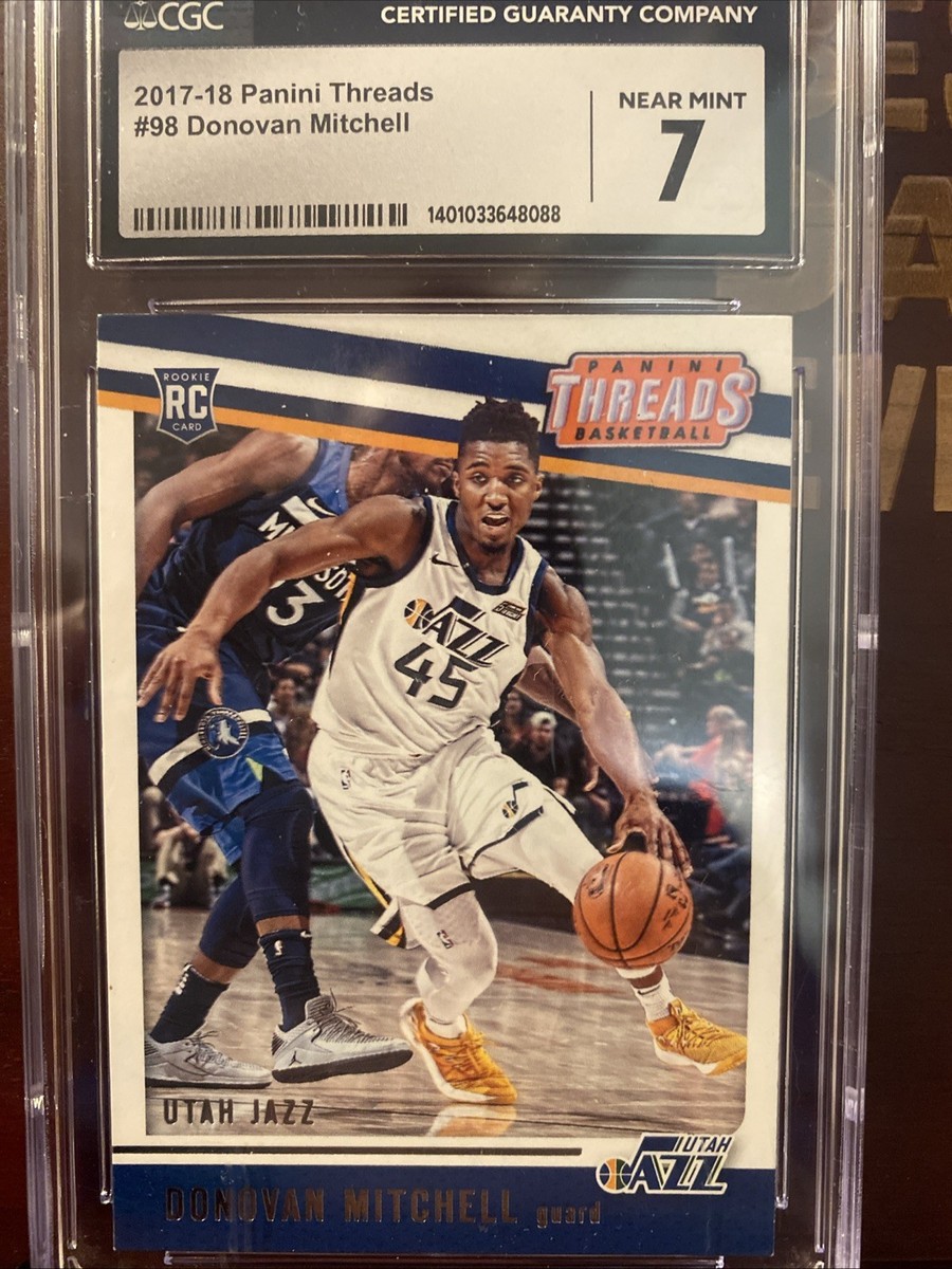 DONOVAN MITCHELL ROOKIE❗ Donovan Mitchell Panini Threads Rookie Card #98 | eBay
