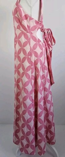 Acler Pink Midi Dress Size 14 US 10 Low Back With Bow EUC Rrp $450 Lined Pockets - Picture 11 of 22