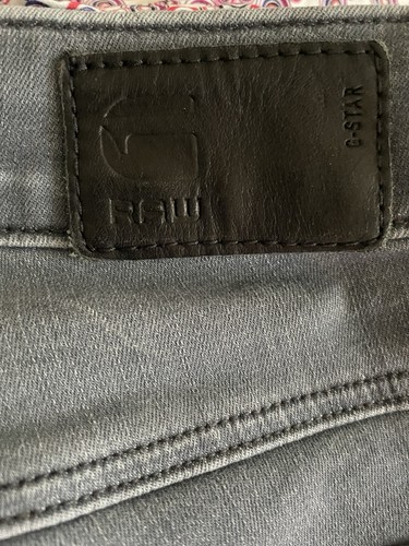 G-Star Raw Men's Jeans Faded Seal Grey Size 29/32 12249 - Picture 4 of 6