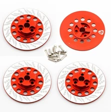 Power Hobby - Dummy Disc Brake Hex Red, for Kyosho Fazer