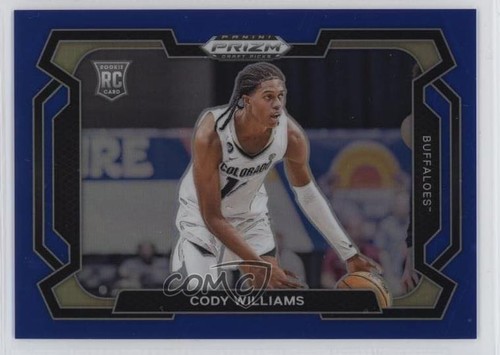 2024 Panini Prizm Draft Picks Blue Variations /199 Cody Williams #80 Rookie RC