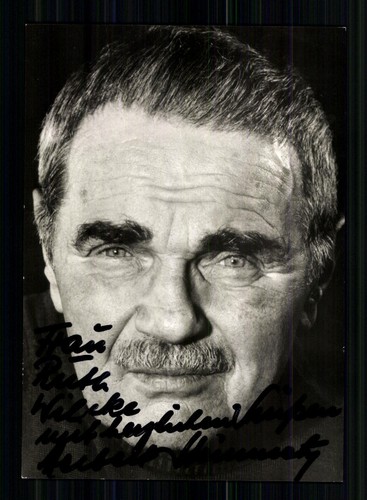 Herbert Steinmetz Rüdel Autogrammkarte Original  Signiert # BC 225196
