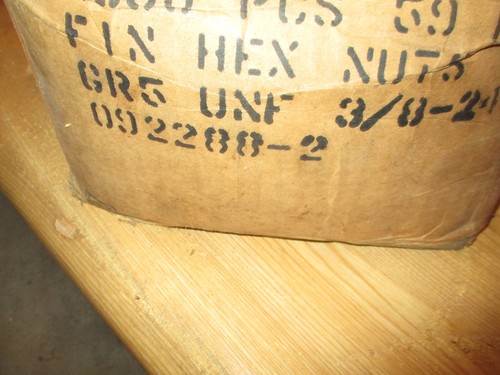 1000 dadi esagonali nuovi 3/8"-24 grado 5 rifiniti zincati filettatura fine MADE CANADA - Foto 4 di 4
