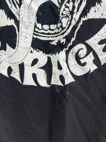 T-shirt Gas Monkey Garage XL Dallas Texas negozio di moto nera piccoli fori - Foto 2 di 4