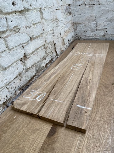 Waney Edge Live Edge Oak Tiger Brown Burr Boards Planks Slabs River Table - Picture 10 of 11