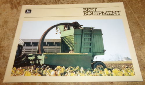 1985 john deere beet equipment brochure in nice shape used