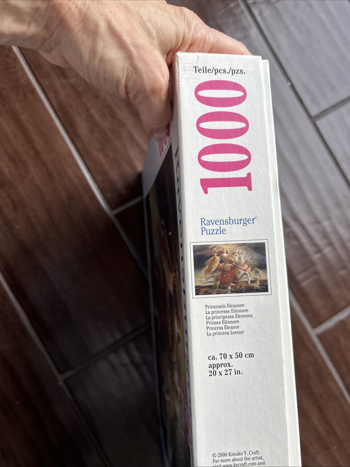 Kinuko Craft Eleanor of Acquitane 1000 Piece Ravensburger Jigsaw Puzzle Fantasy