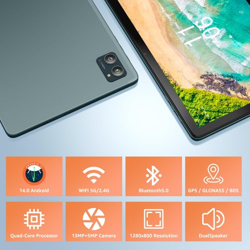 Android 14 Tablet 10.1 Inch, 8GB RAM 128GB ROM 512GB Expand WiFi Tablets PC, ... - Picture 3 of 9