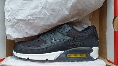 New Nike air max 90 (black/anthracite-opti yellow) EU 45 FN8005 002