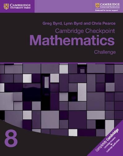 Cambridge Checkpoint Mathematics Challenge Workbook 8 by Greg... - 9781316637425