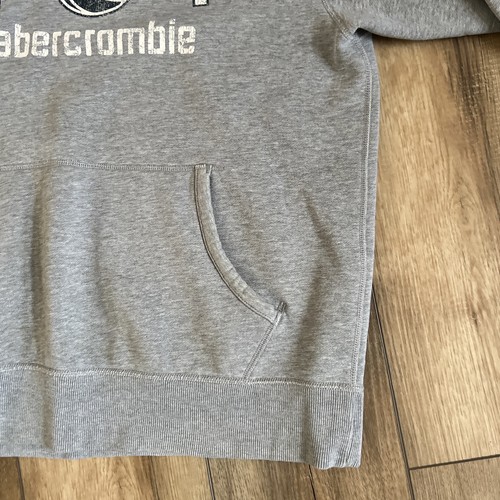 Abercrombie & Fitch Talla XL Estilo Vintage Sudadera con Capucha Gruesa Baloncesto Algodón Desteñido - Imagen 4 de 11