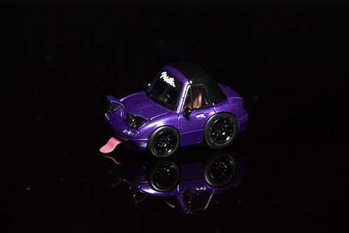 1/64 Miniature Mazda mx5 Q miata na Resin Car Models Toys Collection Limited MJ - Bild 13 von 17
