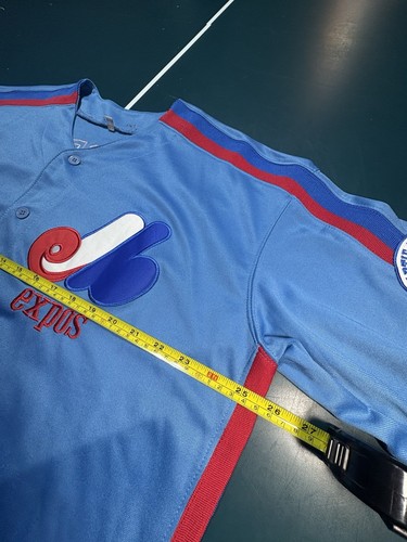Montreal Expos Vladimir Guerrero Jersey 1982 MLB All Star Patch Size XL Vtg - Picture 11 of 12