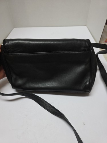 Vintage 80s  ETIENNE AIGNER Medium Soft Leather Cluth Bag Handbag/Shoulde Tassel - Picture 15 of 18