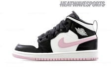 Air Jordan 1 Mid PS 'White Light Arctic Pink' 640737-103 Kids New Sizes