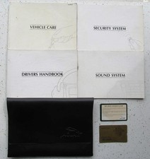 1994 JAGUAR XJS XJ-S OWNERS MANUAL COUPE CONVERTIBLE w COVER