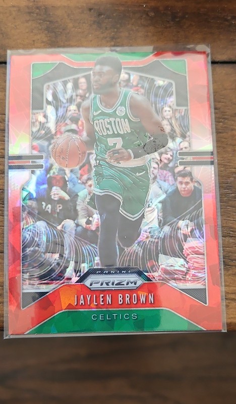 2019-20 Panini Prizm - Jaylen Brown #40 Red Ice Prizm