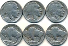 1929 P-D-S INDIAN/BUFFALO NICKEL SET #V3  ---  GOOD OR BETTER CONDITION