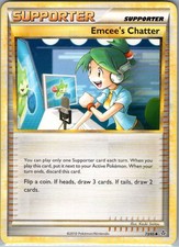Emcee's Chatter 73/95 Non Holo Unleashed - Pokemon Card - NM