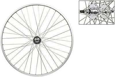 Wheel Master 27x1-1/4'' Rear Wheel - Alloy, Fixed/Free, Formula, Silver, 36H