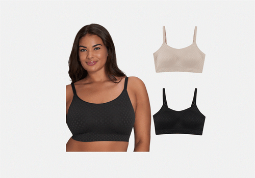 Playtex Seamless Full Coverage Wireless Bra, 2-Pack Women's