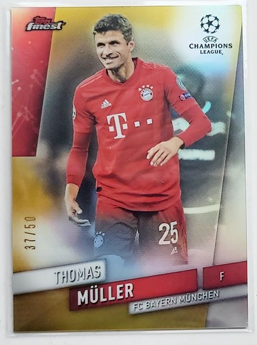 2019-20 Topps Finest UEFA Champions League UCL Base Gold Refractor /50 - Singles - Picture 6 of 13
