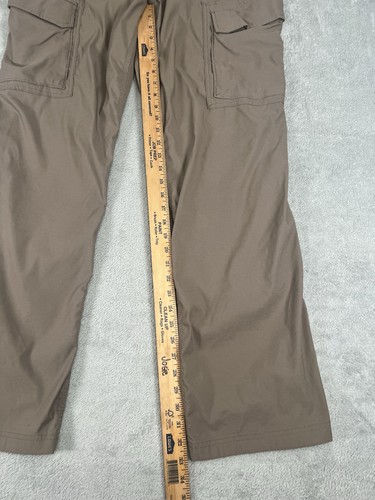 Pantalones cargo Duluth para hombre 38X34 Flex Dry On The Fly beige ligeros calce relajado - Imagen 6 de 11