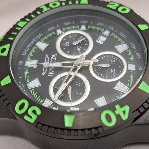 Invicta Pro Diver Men's Watch Green Polyurethane Model: 20017 | 48mm - Picture 4 of 12