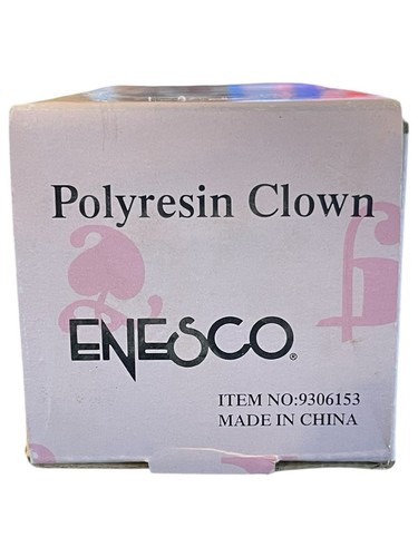 Vintage Enesco ‘Polyresin Clown’ Strumming a Banjo ~ 7” Tall - Picture 6 of 6