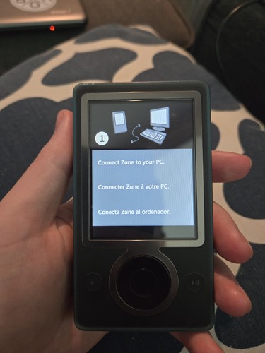 Microsoft Zune Digital Media Player 1089 30GB Schwarz Siehe Beschreibung