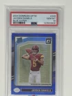 2024 Panini Donruss Optic - Rated Rookie Jayden Daniels Blue Hyper Prism PSA 10