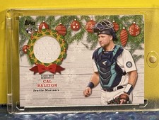 2022 Topps Patch Hit Cal Raleigh Rookie Card BIG DUMPER! Investment Card!
